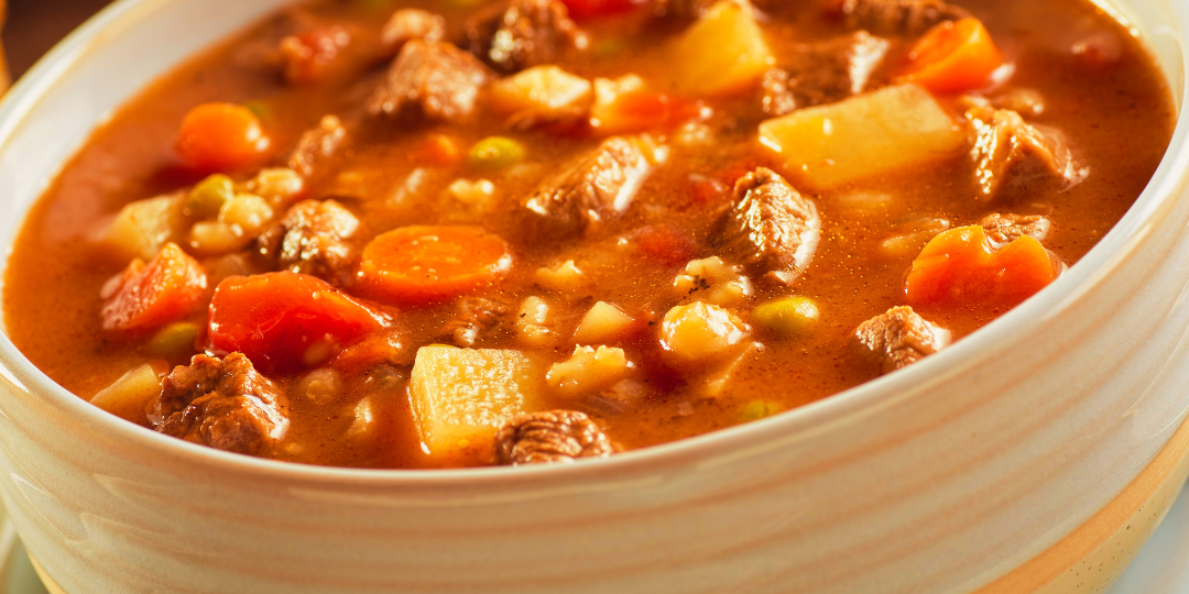 Image of a bowl of food and a banner reading Acadiana area food banks