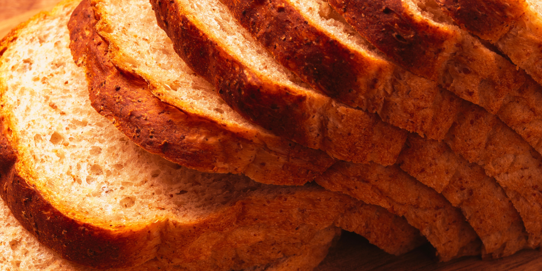 an image of slices of bread and a banner that reads Northwest Louisiana Food Banks